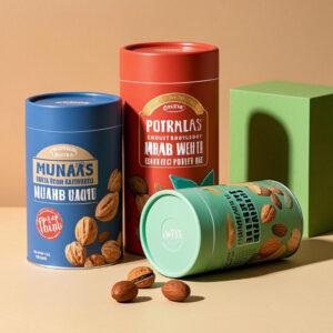 custom nut paper tube