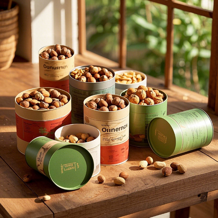 custom nut paper tube custom nut paper tube